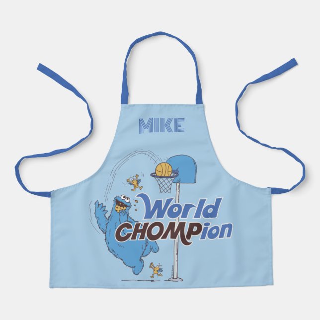 Cookie Monster | Basketballschuhe Schürze (Vorderseite)