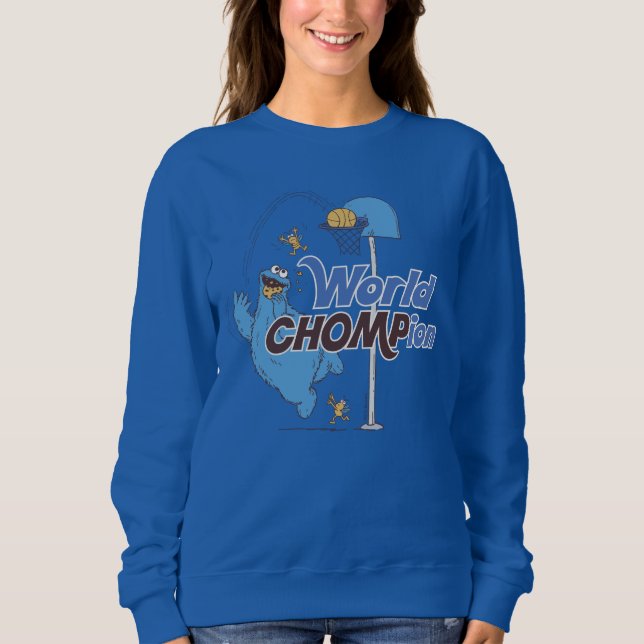 Cookie Monster | Basketballschuhe Sweatshirt (Vorderseite)