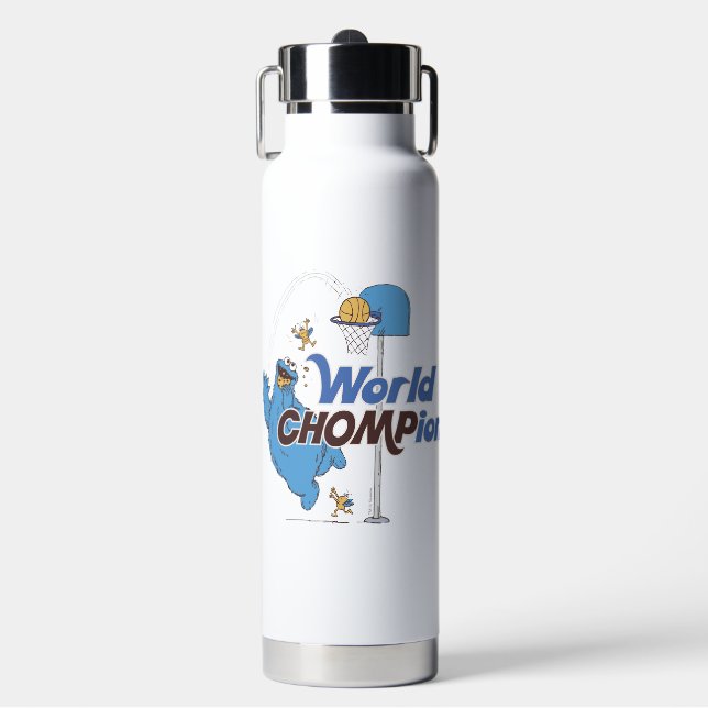 Cookie Monster | Basketballschuhe Trinkflasche (Vorderseite)