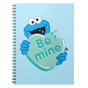 Cookie Monster "Be Mine" Valentine's Heart Candy Notizblock
