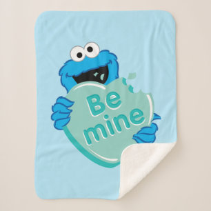 Cookie Monster "Be Mine" Valentine's Heart Candy Sherpadecke