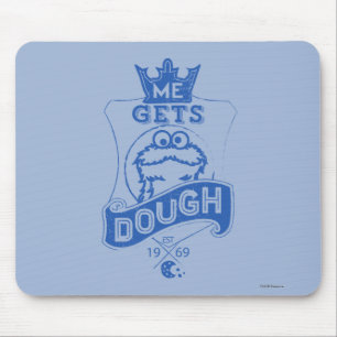 Cookie Monster bekommt Teig Mousepad