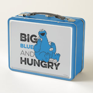 Cookie Monster Big Blue & Hunger Metall Brotdose