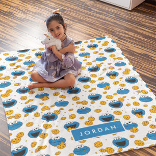 Cookie Monster   C ist für Cookie Pattern Fleecedecke