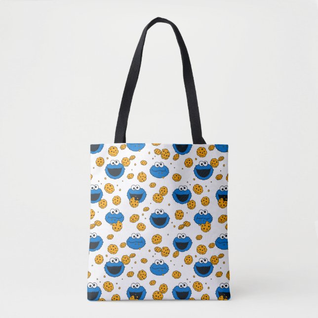 Cookie Monster | C ist für Cookie Pattern Tasche (Vorderseite)
