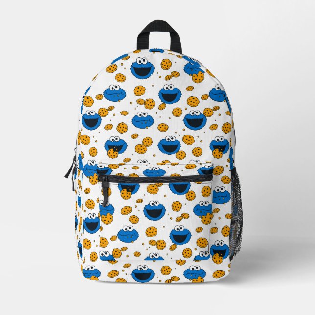 Cookie Monster | C steht für Cookie-Muster Bedruckter Rucksack (Vorderseite)