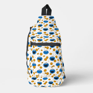 Cookie Monster C steht für Cookie-Muster Crossbody Bag