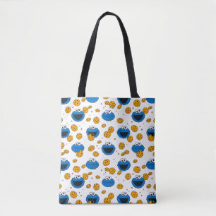 Cookie Monster C steht für Keksmuster Tasche