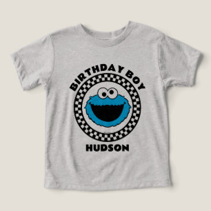Cookie Monster Carreaux Anniversaire Garçon