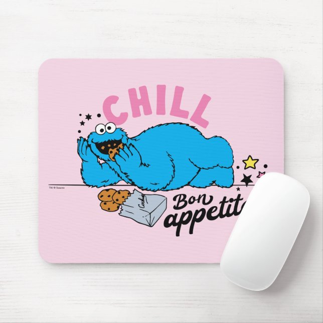 Cookie Monster | Chill Bon Appetit Mousepad (Mit Mouse)