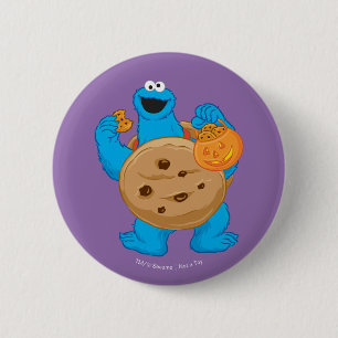 Cookie Monster Cookie Button