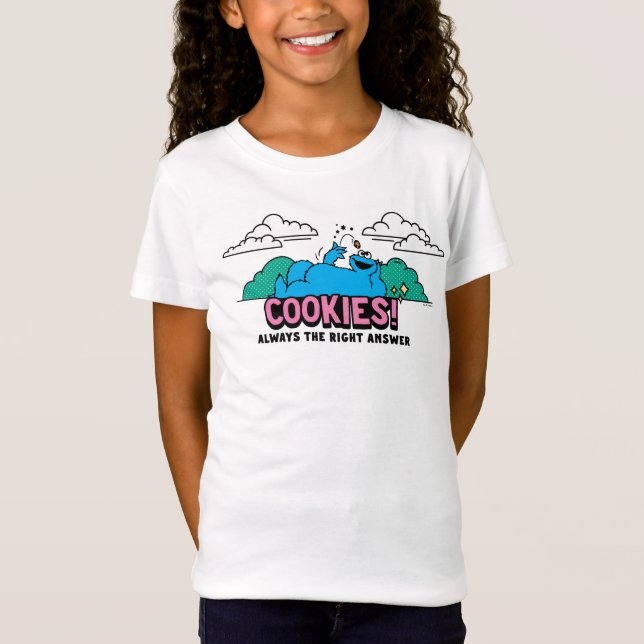 Cookie Monster | Cookies immer die richtige Antwor T-Shirt (Vorderseite)