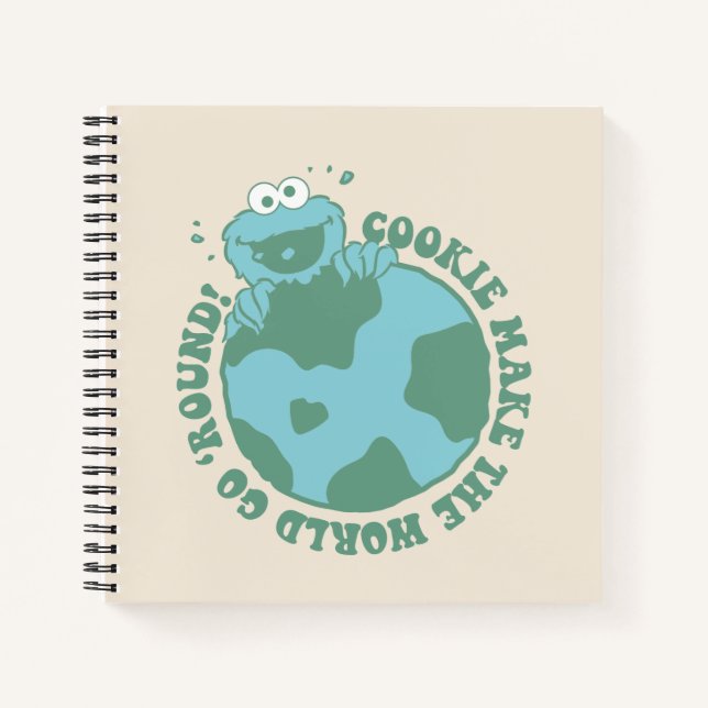 Cookie Monster | Cookies machen die Welt zum Allta Notizbuch (Vorderseite)