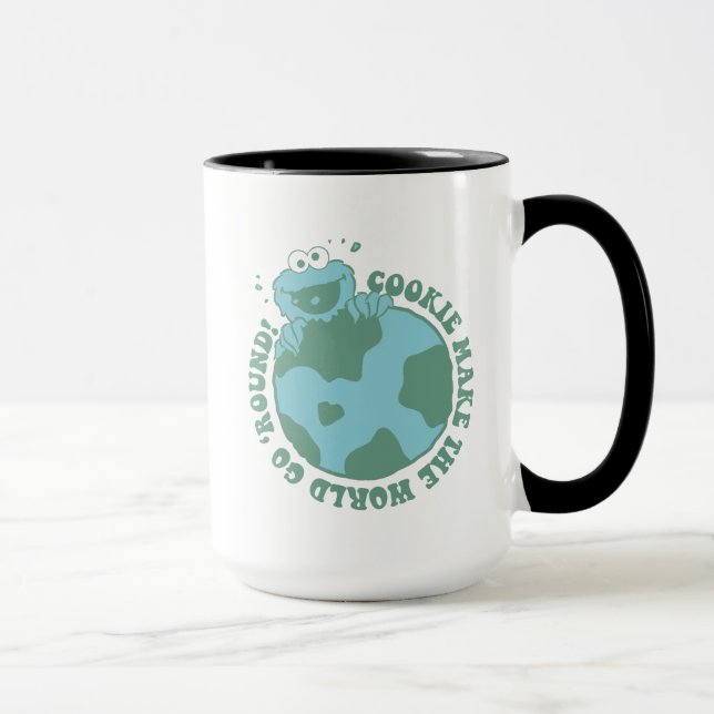 Cookie Monster | Cookies machen die Welt zum Allta Tasse (Rechts)