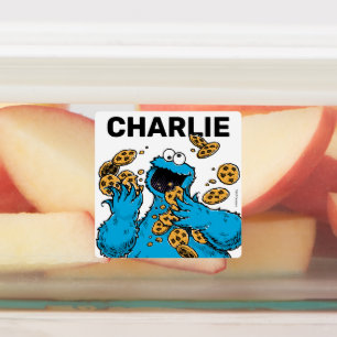 Cookie Monster Crazy Cookies Etiketten