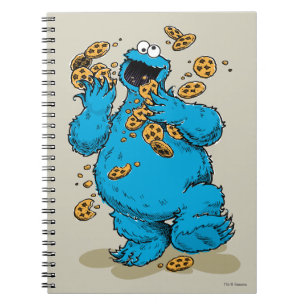 Cookie Monster Crazy Cookies Notizblock