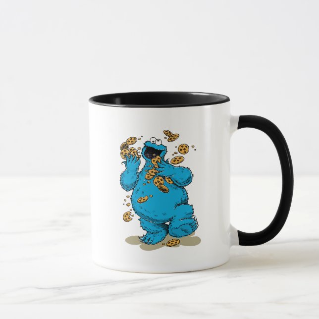 Cookie Monster Crazy Cookies Tasse (Rechts)