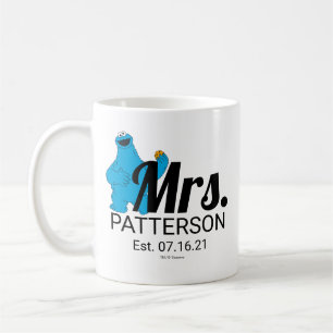 Cookie Monster Custom Couple's Mug