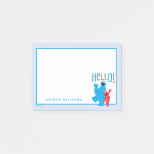 Cookie Monster & Elmo Hallo! Post-it Klebezettel