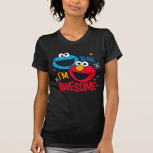 Cookie Monster & Elmo   Ja, ich bin großartig T-Shirt