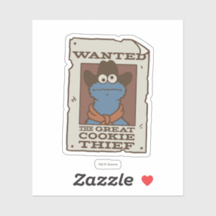 Cookie Monster Gewollt Poster Aufkleber