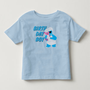 Cookie Monster & Gonger Birthday Boy Kleinkind T-shirt
