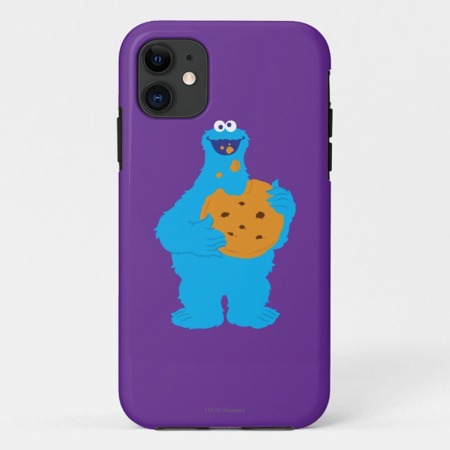 Cookie-Monster-Grafik Case-Mate iPhone Hülle (Rückseite)