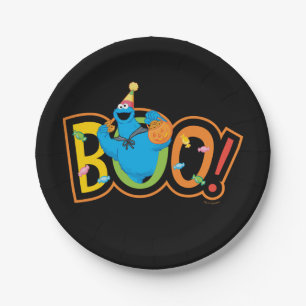 Cookie Monster Halloween Boo! Pappteller