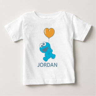 Cookie Monster Herzballon Baby T-shirt