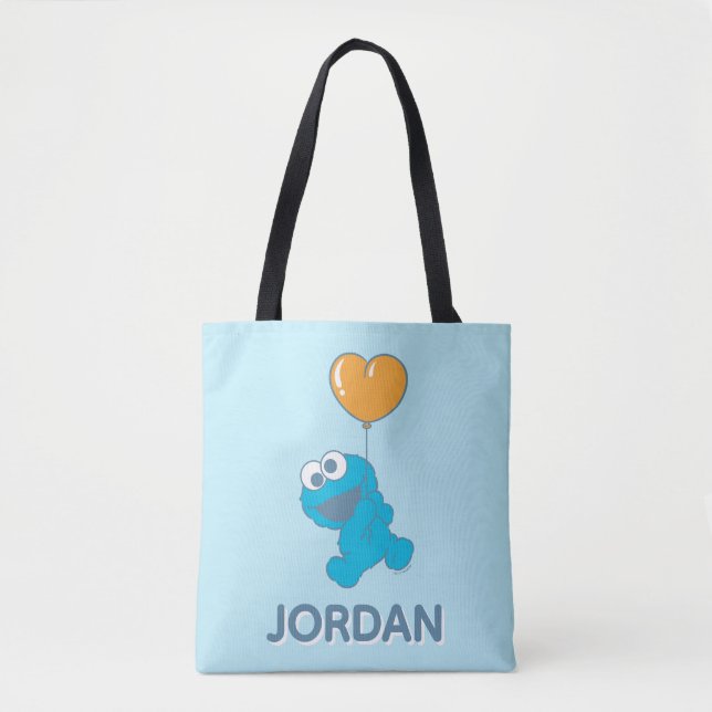 Cookie Monster Herzballon Tasche (Vorderseite)