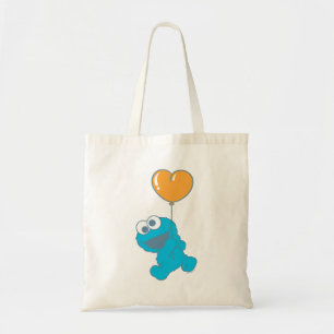 Cookie Monster Herzballon Tragetasche