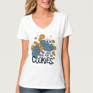 Cookie Monster   Ich bin nur wegen den Keksen hier T-Shirt