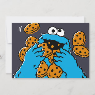 Cookie Monster isst alle Kekse Karte