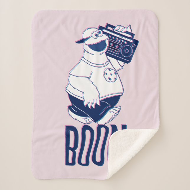 Cookie Monster | Jamming mit der Boom Box Sherpadecke (Vorderseite)
