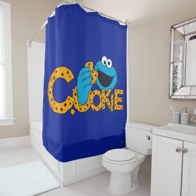 Cookie Monster | Keks! Duschvorhang (Beispiel)