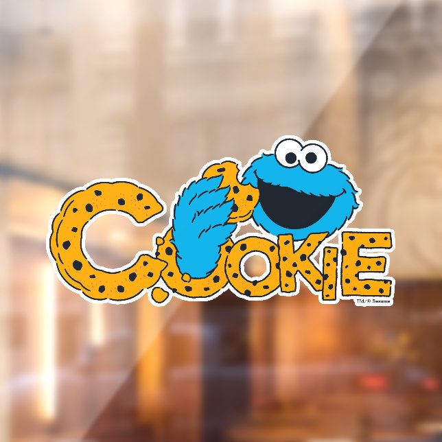 Cookie Monster | Keks! Fensteraufkleber (Blatt 2)