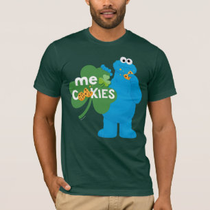 Cookie Monster Kleeblatt Liebe T-Shirt