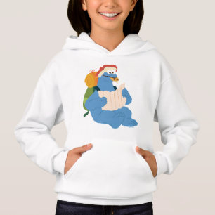 Cookie Monster Lesen einer Karte Hoodie