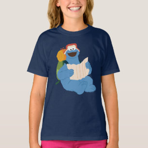 Cookie Monster liest eine Karte T-Shirt