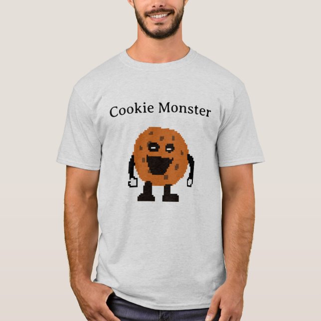 Cookie Monster Lit. T-Shirt (Vorderseite)
