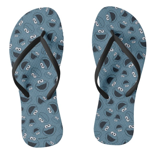 Cookie Monster | Me Hunger Muster Flip Flops (Fußbett)