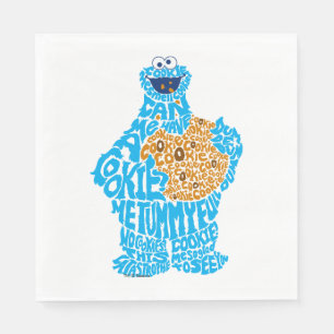 Cookie Monster Musterfilter Serviette