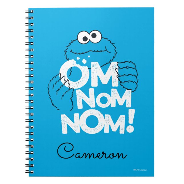 Cookie Monster | Om Nom Nom! Notizblock (Vorderseite)