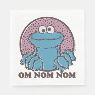 Cookie Monster   Om Nom Nom Serviette