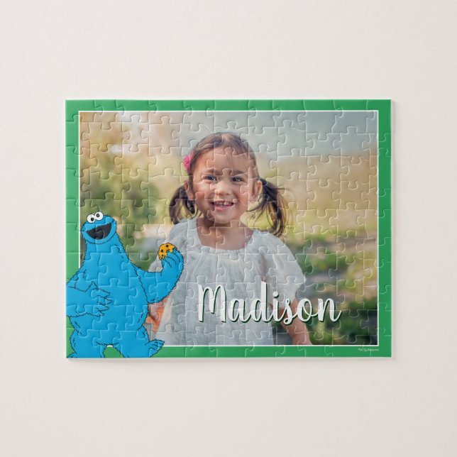Cookie Monster Personalisiertes Foto (Horizontal)