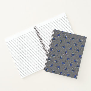 Cookie Monster   Polka-Dottern-Muster der 80er-Jah Notizbuch