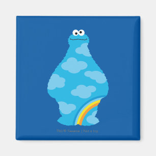 Cookie Monster Regenbögen Magnet