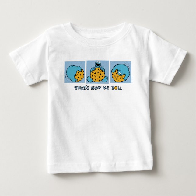 Cookie Monster | So rolle ich Baby T-shirt (Vorderseite)