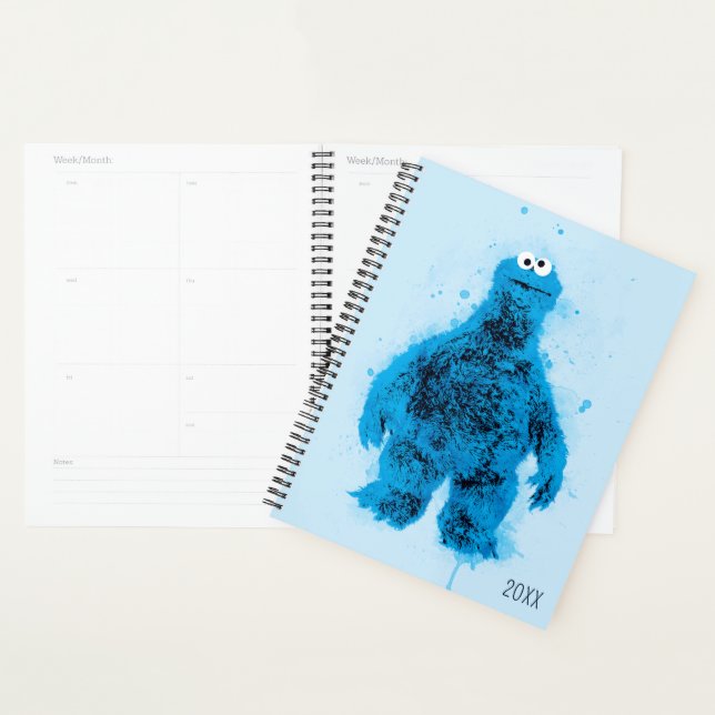 Cookie Monster | Tendance de l'aquarelle (Devant avec enveloppe)