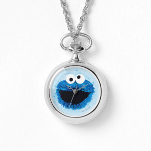 Cookie Monster Trend Wasserfarbe Armbanduhr